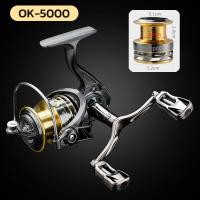 ราคา รอกสปินนิ่ง รอกสปิน แขนโยกคู่โลหะทั้งหมดออกแบบแรงขนถ่าย 8 กก รอกเบท รอก รอกตกปลา รอกเบ็ดตกปลา ลอกเบสตกปลา ตกปลา อุปกรณ์ตกปลา (21499006691)