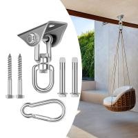 ราคา Deevoka ชุดแขวนเปลนอนติดเพดานที่แขวนแบบแกว่งได้พร้อมล็อคตะขอแบบพับแกว่งตะขอเพดานสแน็ปสำหรับเก้าอี้สตูลแผ่นยึด (22732398816)