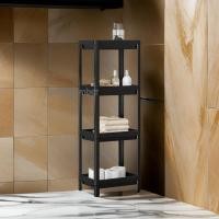 ราคา IKEA VESKEN ชั้นวางของ ทนน้ำ สีดำ สีขาว (19860025438)