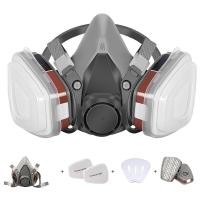 ราคา 7 ชิ้น ป้องกันฝุ่น เครื่องช่วยหายใจทางเคม หน้ากากพ่นยา3M รุ่น 6200 หน้ากากกันเคมี ป้องกันฝุ่น หน้ากากพ่นสี หน้ากากป้องกันสารเคมี (22058043267)