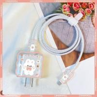 ราคา ถนอมสายชาร์จ iphone เคสสายชาร์จ สำหรับ TPU เคส ชุดถนอมสายชาร์จการ์ตูน ถนอมสายชาร์จ หัวชาร์จ เคสป้องกันสายชาร์จ ตัวถนอมสายชาร์จ for iPhone 18W 20W Charging Head Case (22959197340)