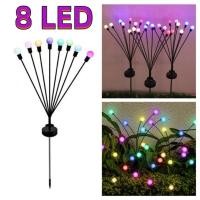 ราคา 8LED ไฟสวนโซล่าเซลล์ ไฟหิ่งห้อย โคมไฟโซล่าเซลล์ ไฟตกแต่งสวน ไฟสนามโซล่าเซลล์ 2ชิ้น กันน้ำ โคมไฟกลางคืน (21467076568)