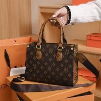 ราคา อินเทรนด์ แฟชั่น ผู้หญิง 2024 ใหม่กระเป๋าถือไหล่crossbodyกระเป๋าเดินทางกระเป๋าถือพิมพ์กระเป๋าสี่เหลี่ยมสไตล์วินเทจวัสดุpu (22737664087)