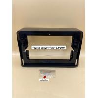 ราคา กรอบหน้าวิทยุจอแอนดรอย สำหรับใส่จอใหญ่10 1 ตรงรุ่นรถToyota Voxy (20330763922)
