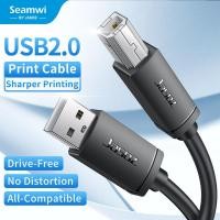ราคา Seamwi USB Printer Cable USB Type B Male to A Male USB 2 0 Cable for Canon Epson HP Label Printer DAC 1M 1 5M 2M 3M 8M 10M (21532232587)
