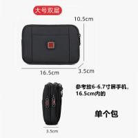 ราคา ผู้ชาย Swiss Army Knife Oxford ปั่นเอวกระเป๋าสําหรับชาย Ultra Thin แนวนอนโทรศัพท์มือถือเหรียญสวมใส่สําหรับผู้สูงอายุ (22301877433)