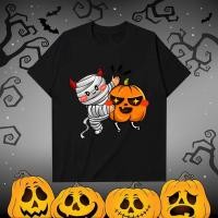 ราคา พร้อมส่ง 2024 HALLOWEEN มัมมี่ พิมพ์ลายฟักทองฮาโลวีน เหมาะกับปาร์ตี้ฮาโลวีน เสื้อฮาโลวีน 02S 5XL (22898242441)