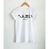 ราคา เสื้อแฟชั่น เสื้อยืดลาย Hen ภาษาญี่ปุ่น เสื้อยืดสกรีนลาย เสื้อยืดตลกๆ (17780343488)