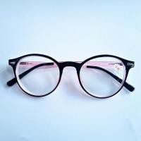 ราคา แว่นสายตาสั้นขาสปริง ทรงหยดน้ำ กรอบพลาสติก 3198 (20985866552)