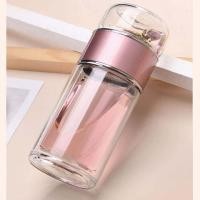 ราคา 500ml กระบอกน้ำชา กระบอกชงชา กระจกสองชั้น ขวดชาพร้อมตัวกรอง แก้วกรองชาร้อน กระบอกชงชา แก้วชงชา กระบอกชงชาพกพา แก้วแยกกากชา ถ้วยกรองชา (22980676202)