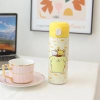 ราคา Sanrio ถ้วยน้ำแก้วกันร้อน860มล ความจุมากสแตนเลสสตีลลายการ์ตูน Kuromi ฟางถ้วยน้ำถ้วยใส่น้ำพกพามัลติฟังก์ชั่ (22719681548)