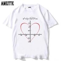 ราคา พร้อมส่ง Creative Mathematician Love Formula Print T Shirt Fashion Math Men T Shirt Funny Geometric Equation Art H (21688199381)
