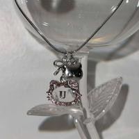 ราคา สร้อยคอตัวอักษร จี้kitty คิตตี้ (22850026868)