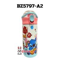 ราคา พร้อมส่ง ขวดน้ำเด็ก 500ML กระบอกน้ำสแตนเลส 304 กระติกน้ำเก็บความร้อน เย็น แบบมีที่หิ้ว หลอดดูด BZ5797 (22681344246)
