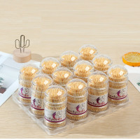 ราคา ไม้จิ้มฟันขวด ไม้จิ้มฟัน 1ขวด 200pcs 12ขวด 2400pcs ไม้จิ้มฟันกระป๋อง ปลายทั้งสองข้างใช้ได้ (22810126280)