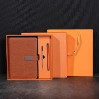 ราคา โน้ตบุ๊คสั่งทำพิมพ์ได้โลโก้ธุรกิจชุดกล่องของขวัญระดับไฮเอนด์ A5ของขวัญองค์กรปากกาสมุดบันทึกปกสลักตัวอักษร (21355163579)