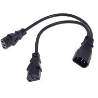 ราคา IEC60320 C13สายไฟมุมตัวแปลงมุม C13กับ C14สายไฟ PDU มุมตัวผู้กับตัวเมียสายไฟ AC 10A 250V (22536083619)