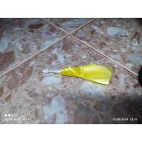 ราคา นิ้วบายศรีริบบิ้นห่ม2ชั้นสีเหลืองแพ็ค100ชิ้น (21503237844)