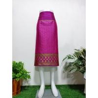 ราคา ผ้าถุงสำเร็จแบบป้ายตะขอ ไหมสั้น 04 ผ้าถุงสำเร็จ ผ้าไหมสำเร็จ (18867531443)