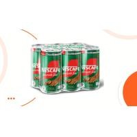 ราคา เนสกาแฟ Nescafe พร้อมดื่ม แพ็ค 6 กระป๋อง เอสเปรสโซ โรสต์ 180มล (22863305644)