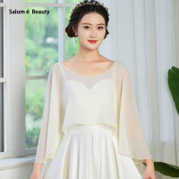 ราคา ผ้าคลุมไหล่เจ้าสาว Salomé Beauty UAENAU ของผ้าคลุมไหล่เจ้าสาวแต่งงานหลากสีผ้าคลุมไหล่ที่แท้จริงเล่นตามบทบาทของผู้หญิง (22205047412)