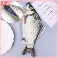 ราคา DIGUI Crucian กระเป๋าปากกาปลาคาร์พทรงปลาที่สมจริงกระเป๋าดินสอแต่งหน้าพร้อมซิปด้านหลังไปยังโรงเรียนกระเป๋าดินสอ (22939735768)