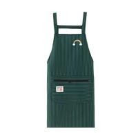 ราคา ผ้ากันเปื้อนฝ้าย Bib บริสุทธิ์ผ้ากันเปื้อนเช็ดมือครัวเรือนแฟชั่นชิ้นเดียวผ้ากันเปื้อนกันน้ำและกันน้ำมันกระเป๋าผ้ากันเปื้อนขนาดใหญ่ (22045680210)