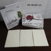 ราคา กระดาษรีฟิล Refill paper กระดาษโน๊ต กระดาษเจาะรู โน๊ตบุ๊คเติมเกลียวBinder แบบมีเส้นไม่มีเส้นและแบบกริด (22380269018)