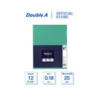 ราคา สีเขียวอ่อน Double A PP L File แฟ้มซองเอกสารชั้นเดียว ขนาด A4 แพ็ค 12 ชิ้น (22485714960)