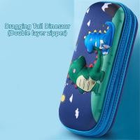 ราคา เคสกระเป๋าใส่ดินสอความจุมากกระเป๋าเครื่องเขียนกล่องดินสอการ์ตูนสองชั้น1ชิ้นอุปกรณ์สำนักงานปากกา EVA 3มิติ (22718304283)