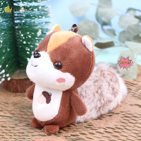 ราคา illusory มินิกระรอกตุ๊กตาของเล่นตกแต่งขนาดใหญ่หางกระรอกเครื่องประดับพวงกุญแจ (22529735122)