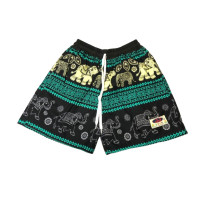 ราคา กางเกงเจเจ ลายสุดชิค ไซส์ M ยาว 16 5 นิ้ว เหนือเข่า กางเกงขาสั้น (22844166392)