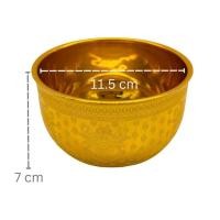 ราคา ขันน้ำลายไทยทอง ขันน้ำลายไทยพลาสติก ขนาด 8 18 ซม (21933715316)