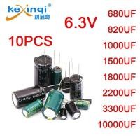 ราคา 10PCS PACK 6 3v DIP Aluminum Capacitor 6 3 Volts 2200 Microfarad Capacitance 680uf 820uf 1000uf 1500uf 1800uf 2200uf (15978909036)