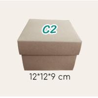 ราคา กล่องของขวัญคราฟท์ มีฝาครอบ สีน้ำตาลธรรมชาติ (21341262605)