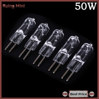 ราคา Ruing Hanak 5ชิ้น220V G5 3 35W 50W พื้นฐานฮาโลเจนประเภท JC โคมไฟไฟหลอดไฟหลอดไฟสีเหลือง (21141775631)