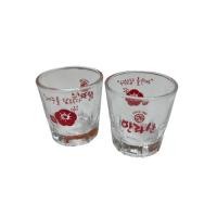 ราคา แก้วโซจูเล็ก แก้วใส่โซจู Korean Brand Soju Cup 한국 브랜드 소주 컵 모음 (22200425224)