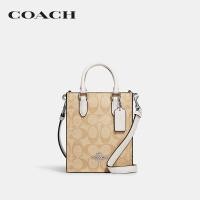 ราคา COACH กระเป๋าสะพายข้างรุ่น North South Mini Tote In Signature Canvas สีครีม CJ494 SIGHA (20816192399)