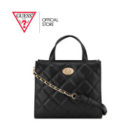 ราคา GUESS กระเป๋า รุ่น LG928681 GREENBERRY MINI TOTE สีดำ (22190820808)