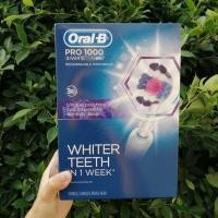 ราคา แปรงสีฟันไฟฟ้า แบบชาร์จไฟได้ แถมอะแดปเตอร์50W ออรัลบี Pro 1000 Electric Rechargeable Toothbrush Oral B Pro1000 (22545922157)