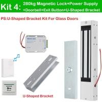 ราคา สลักเกลียว Gembok MAGNET ไฟฟ้า180กก 280กก 396ปอนด์ 617lb กำลังที่ล็อคประตูเดียวอิเล็กทรอนิกส์ ขายึด ZL ขายึดรูปตัวยู ปุ่มทางออก ชุดล็อคประตูกระดิ่งประตูสำหรับประตูไม้ประตูเหล็กประตูกระจกและประตูเหล็ก 