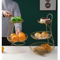 ราคา ตะกร้าของ ตะกร้าใส่ขนมปังผลไม้ 2 ชั้น MH 181 ชั้นวางผลไม้ หรูหรา ชั้นวางขนม ชั้นโชว์อาหาร สไตล์นอร์ดิก (20878394914)