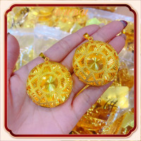 ราคา จี้กลมครึ่งทองมีน้ําหนัก 1 2 กรัม ทองคําแท้ 98 2 (22363884892)