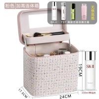 ราคา กระเป๋าเครื่องสำอางค์ PU กระเป๋าแต่งหน้าพกพา กันร้ำ กระเป๋าเครื่องสำอาง 2ชั้น กระเป๋าช่างแต่งหน้า ช่างสัก 4ถาด 6ถาด (15509792122)