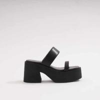 ราคา 25twentyfives ชิฟฟ่อน รองเท้าส้นตึกรุ่นใหม่ นุ่มมากสูง3 5นิ้ว wila shoes (21818932048)