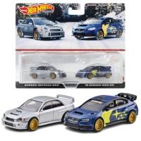 ราคา โมเดลรถเหล็ก HOT WHEELS แพ็คคู่ รุ่น SUBARU IMPREZA WRX 16 SUBARU WRX STI HOTWHEELS PREMIUM 2 PACK (21507547825)