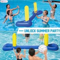 ราคา วอลเลย์บอลในสระน้ำทำตาข่าย ห่วงบาสเกตบอล มือชุดโกลฟุตบอลเป่าลมได้เกมสระว่ายน้ำสำหรับเด็กวัยรุ่นผู้ใหญ่และครอบครัวเกอร์ ของฉัน (22225016360)