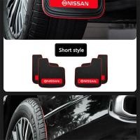 ราคา เหมาะสำหรับรถ Almera Navara Terra Leaf Mrach Note GT R 370Z Patrol Serena X Trail Nissan ทุกฤดูกาลรถอเนกประสงค์แผ่นบังโคลนแผ่นป้องกันสาดร่างกายกว้าง (22150508452)