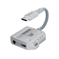 ราคา PLEXTONE GS1 2 in1 Type C to 3 5mm Audio Adapter for 3 5mm Type C Headphone PD 60W Charge Adapter with USB C to Aux Audio Adapter (21992890378)