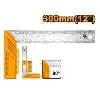 ราคา INGCO ฉากวัดองศา สแตนเลส 12 นิ้ว ฉากวัดมุม 300 มม รุ่น HAS123002 12 Stainless Steel Angle Square (22873470281)